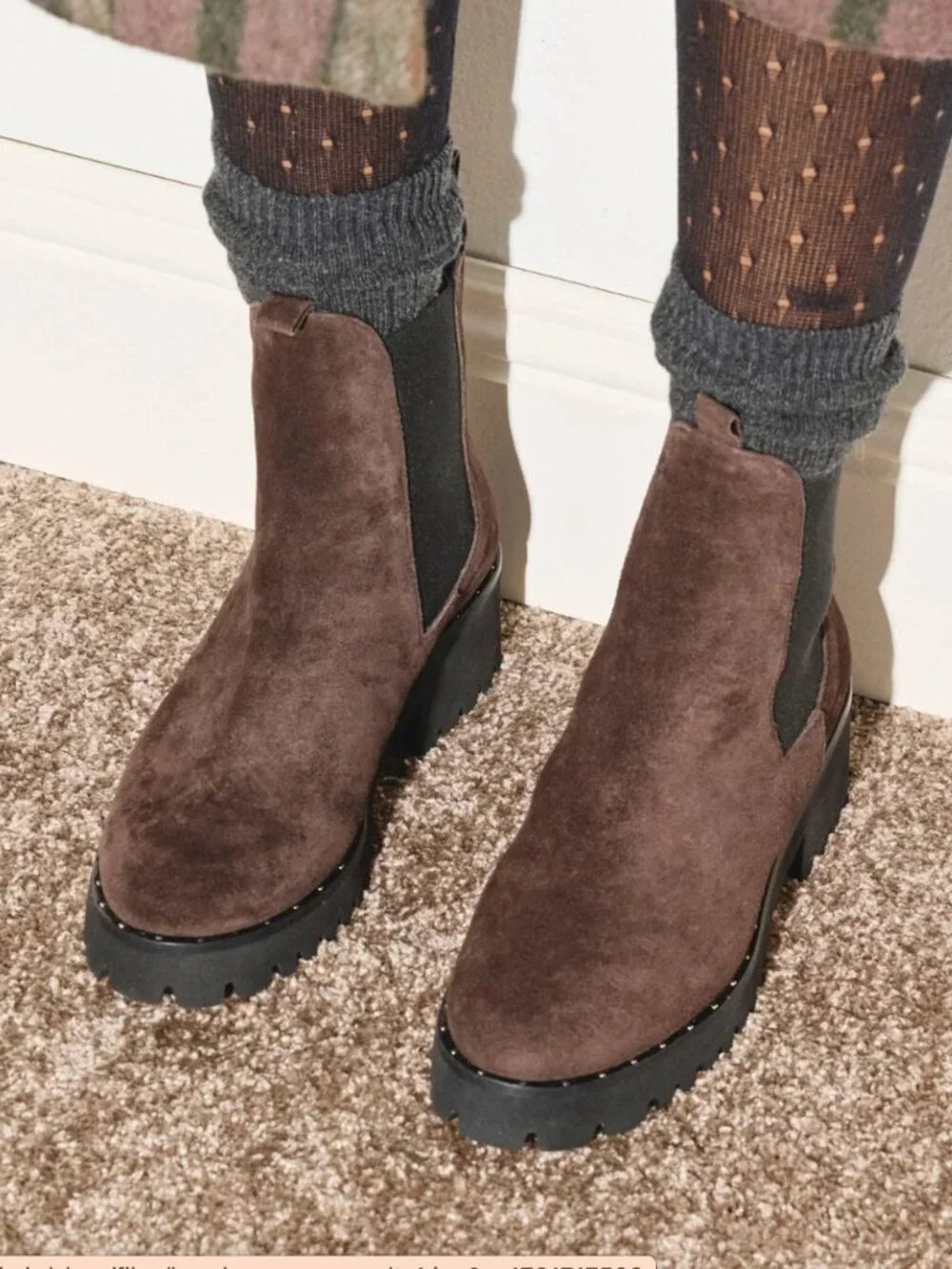 Freda Salvador Brooke Boot, Espresso Suede, 8.5, NWB - Picture 8 of 8